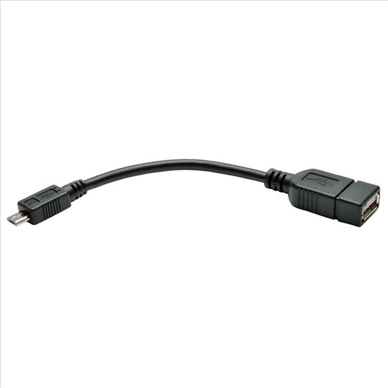 Tripp Lite U052-06N USB cable 5.91" (0.15 m) Micro-USB B USB A Black1