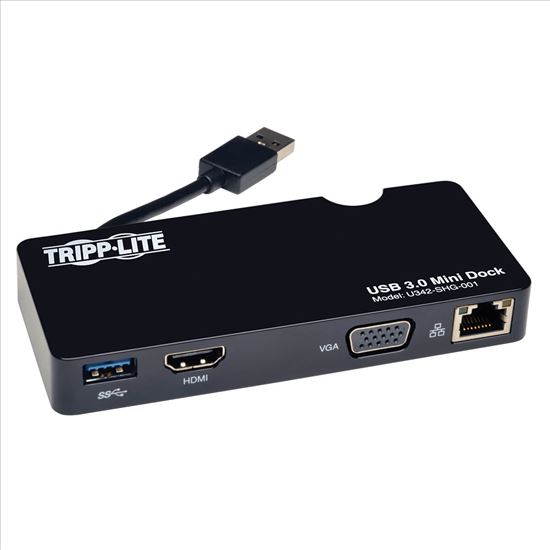 Tripp Lite U342-SHG-001 notebook dock/port replicator Wired USB 3.2 Gen 1 (3.1 Gen 1) Type-A Black1