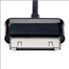Tripp Lite U054-06N mobile phone cable Black 5.91" (0.15 m) 30-pin Samsung USB A2