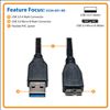 Tripp Lite U326-001-BK USB cable 11.8" (0.3 m) USB 3.2 Gen 1 (3.1 Gen 1) USB A Micro-USB B Black2