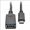 Tripp Lite U428-06N-F USB cable 5.91" (0.15 m) USB 3.2 Gen 2 (3.1 Gen 2) USB C USB A Black2