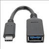 Tripp Lite U428-06N-F USB cable 5.91" (0.15 m) USB 3.2 Gen 2 (3.1 Gen 2) USB C USB A Black3