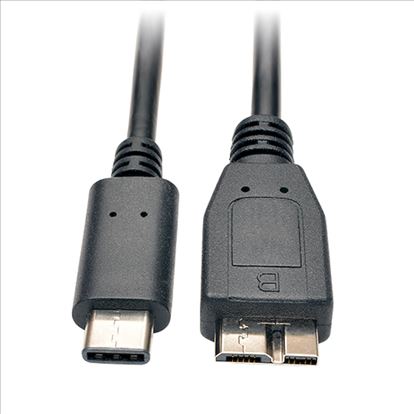 Tripp Lite U426-003 USB cable 72" (1.83 m) USB 3.2 Gen 2 (3.1 Gen 2) USB C Micro-USB B Black1