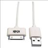 Tripp Lite USB - Apple 30-Pin, 1m mobile phone cable White 39.4" (1 m) USB A1