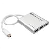 Tripp Lite U460-004-4A interface hub USB 3.2 Gen 1 (3.1 Gen 1) Type-C 5000 Mbit/s Silver1