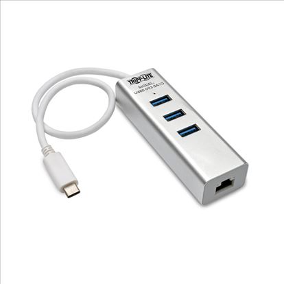 Tripp Lite U460-003-3A1G interface hub USB 3.2 Gen 1 (3.1 Gen 1) Type-C 5000 Mbit/s Silver1
