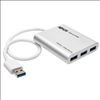 Tripp Lite U360-004-AL interface hub USB 3.2 Gen 1 (3.1 Gen 1) Type-A 5000 Mbit/s Silver1