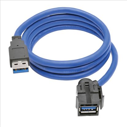 Tripp Lite U324-003-KJ USB cable 35.8" (0.91 m) USB 3.2 Gen 1 (3.1 Gen 1) USB A Black, Blue1