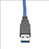 Tripp Lite U324-003-KJ USB cable 35.8" (0.91 m) USB 3.2 Gen 1 (3.1 Gen 1) USB A Black, Blue3