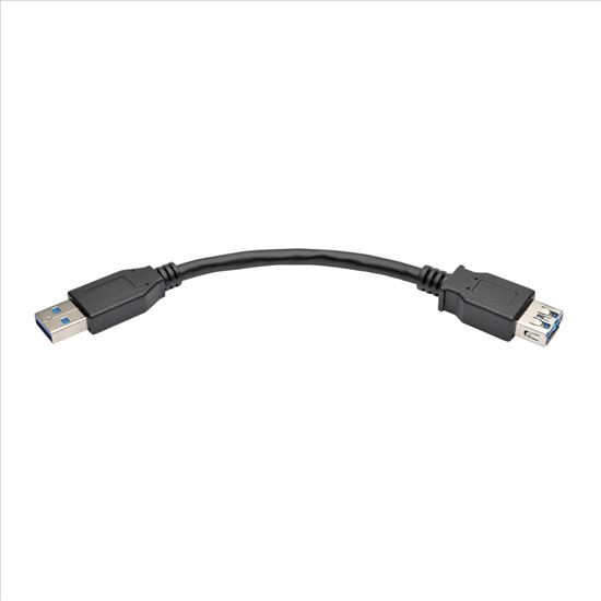 Tripp Lite U324-06N-BK USB cable 5.91" (0.15 m) USB 3.2 Gen 1 (3.1 Gen 1) USB A Black, Metallic1