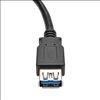 Tripp Lite U324-06N-BK USB cable 5.91" (0.15 m) USB 3.2 Gen 1 (3.1 Gen 1) USB A Black, Metallic2