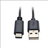 Tripp Lite U038-003 USB cable 35.8" (0.91 m) USB 2.0 USB A USB C Black1