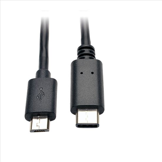 Tripp Lite U040-006-MICRO USB cable 72" (1.83 m) USB 2.0 Micro-USB B USB C Black1