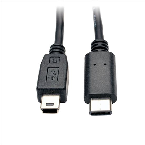 Tripp Lite U040-006-MINI USB cable 72" (1.83 m) USB 2.0 Mini-USB B USB C Black1