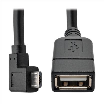 Tripp Lite U052-06N-RA USB cable 5.91" (0.15 m) MICRO-USB B USB A Black1