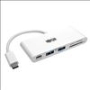 Tripp Lite U460-002-2AM-C interface hub USB 3.2 Gen 1 (3.1 Gen 1) Type-C 5000 Mbit/s White1