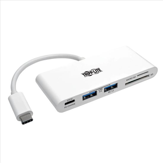 Tripp Lite U460-002-2AM-C interface hub USB 3.2 Gen 1 (3.1 Gen 1) Type-C 5000 Mbit/s White1