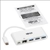 Tripp Lite U460-003-3AG-C interface hub USB 3.2 Gen 1 (3.1 Gen 1) Type-C 5000 Mbit/s White6