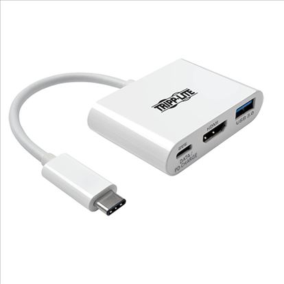 Tripp Lite U444-06N-H4U-C video cable adapter USB Type-C HDMI + USB White1