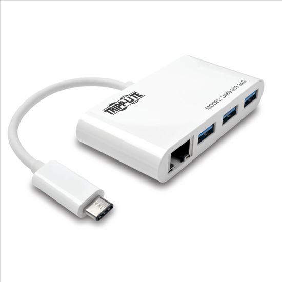 Tripp Lite U460-003-3AG interface hub USB 3.2 Gen 1 (3.1 Gen 1) Type-C 5000 Mbit/s White1