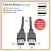 Tripp Lite U320-006-BK USB cable 70.9" (1.8 m) USB 3.2 Gen 1 (3.1 Gen 1) USB A Black5