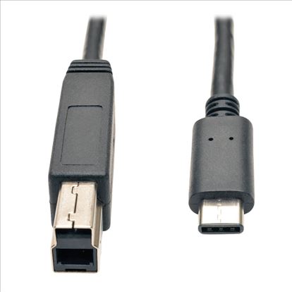 Tripp Lite U422-003-G2 USB cable 35.4" (0.9 m) USB 3.2 Gen 2 (3.1 Gen 2) USB C USB B Black1