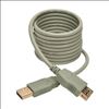 Tripp Lite U024-006-BE USB cable 70.9" (1.8 m) USB 2.0 USB A Beige3