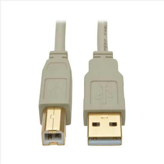 Tripp Lite U022-015-BE USB cable 181.1" (4.6 m) USB 2.0 USB A USB B Beige1