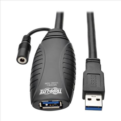Tripp Lite U330-15M USB cable 590.6" (15 m) USB 3.2 Gen 1 (3.1 Gen 1) USB A Black1