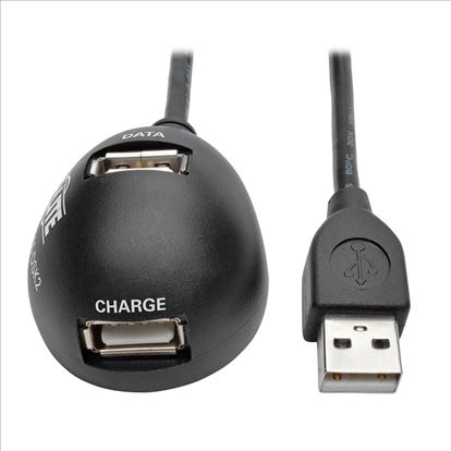 Tripp Lite U024-005-DSK2 USB cable 59.1" (1.5 m) USB 2.0 USB A 2 x USB A Black1