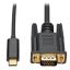 Tripp Lite U444-003-V video cable adapter 35.4" (0.9 m) USB Type-C VGA (D-Sub) Black1