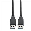 Tripp Lite U325-006 USB cable 72" (1.83 m) USB 3.2 Gen 1 (3.1 Gen 1) USB A Black1