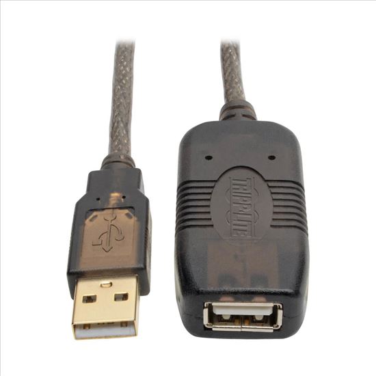 Picture of Tripp Lite U026-025 USB cable 300" (7.62 m) USB 2.0 USB A Black