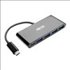 Tripp Lite U460-004-4AB-C interface hub USB 3.2 Gen 2 (3.1 Gen 2) Type-C 5000 Mbit/s Black1