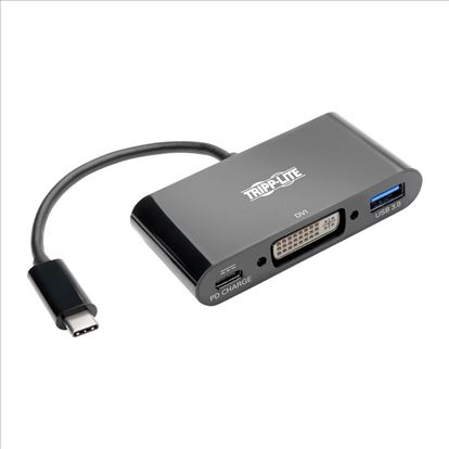 Tripp Lite U444-06N-DUB-C interface hub USB 3.2 Gen 1 (3.1 Gen 1) Type-C 5000 Mbit/s Black1