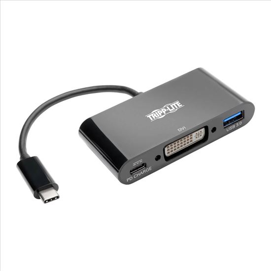 Tripp Lite U444-06N-DUB-C interface hub USB 3.2 Gen 1 (3.1 Gen 1) Type-C 5000 Mbit/s Black1