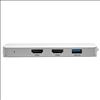 Tripp Lite U442-DOCK12-S interface hub USB 3.2 Gen 2 (3.1 Gen 2) Type-C 5000 Mbit/s Silver6