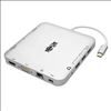 Tripp Lite U442-DOCK2-S notebook dock/port replicator Wired USB 3.2 Gen 2 (3.1 Gen 2) Type-C Silver1