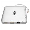 Tripp Lite U442-DOCK2-S notebook dock/port replicator Wired USB 3.2 Gen 2 (3.1 Gen 2) Type-C Silver8