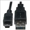 Tripp Lite UR030-06N USB cable 5.91" (0.15 m) USB 2.0 USB A Mini-USB B Black1