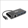 Tripp Lite U460-003-3AGB-C interface hub USB 3.2 Gen 2 (3.1 Gen 2) Type-C 5000 Mbit/s Black1