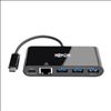 Tripp Lite U460-003-3AGB-C interface hub USB 3.2 Gen 2 (3.1 Gen 2) Type-C 5000 Mbit/s Black4