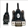 Tripp Lite U209-000-R serial cable Black, White 59.8" (1.52 m) USB A DB91