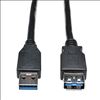 Tripp Lite U324-006-BK USB cable 72" (1.83 m) USB 3.2 Gen 1 (3.1 Gen 1) USB A Black1