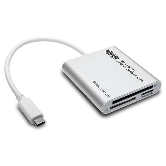 Tripp Lite U452-003 smart card reader USB USB 3.2 Gen 1 (3.1 Gen 1) White1