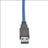 Tripp Lite U324-001-APM USB cable 11.8" (0.3 m) USB 3.2 Gen 1 (3.1 Gen 1) USB A Black, Blue2