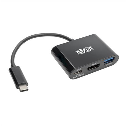 Tripp Lite U444-06N-H4UB-C video cable adapter 6" (0.152 m) USB Type-C USB Type-C + USB Type-A + HDMI Black1