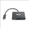 Tripp Lite U444-06N-H4UB-C video cable adapter 6" (0.152 m) USB Type-C USB Type-C + USB Type-A + HDMI Black6