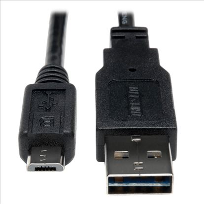 Tripp Lite UR050-010 USB cable 120.1" (3.05 m) USB 2.0 USB A Micro-USB B Black1