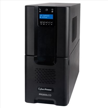 CyberPower PR3000LCD uninterruptible power supply (UPS) 3 kVA 2700 W 10 AC outlet(s)1